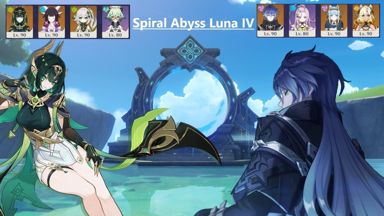 Nefer C0 & Flins C0 | Spiral Abyss Full Floor 12 Clear | Genshin Impact Luna IV