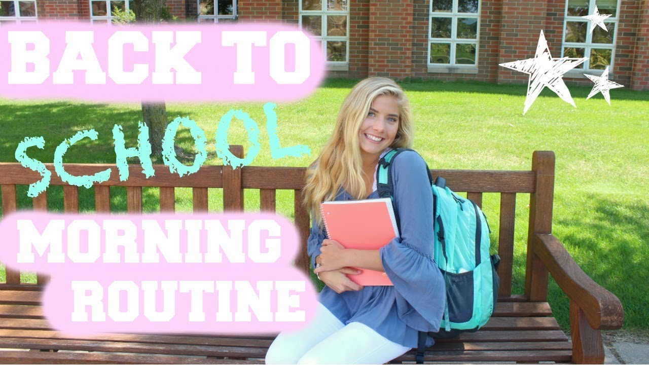 BACK TO SCHOOL MORNING ROUTINE