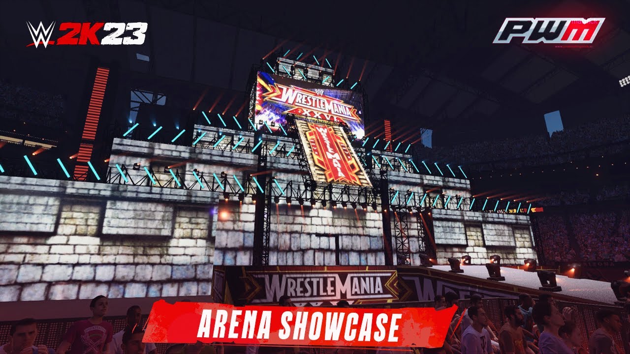 WWE 2K23 WRESTLEMANIA 26 ARENA (EVENING)