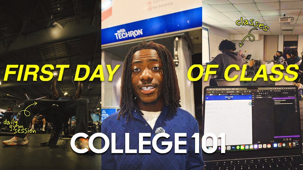 first day of class of spring classes | productive, workout day, basketball runs, grwm | HABIB