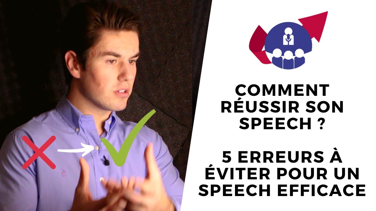Comment RÉUSSIR SON SPEECH : 5 ERREURS à éviter (prise de parole en public en séminaire)