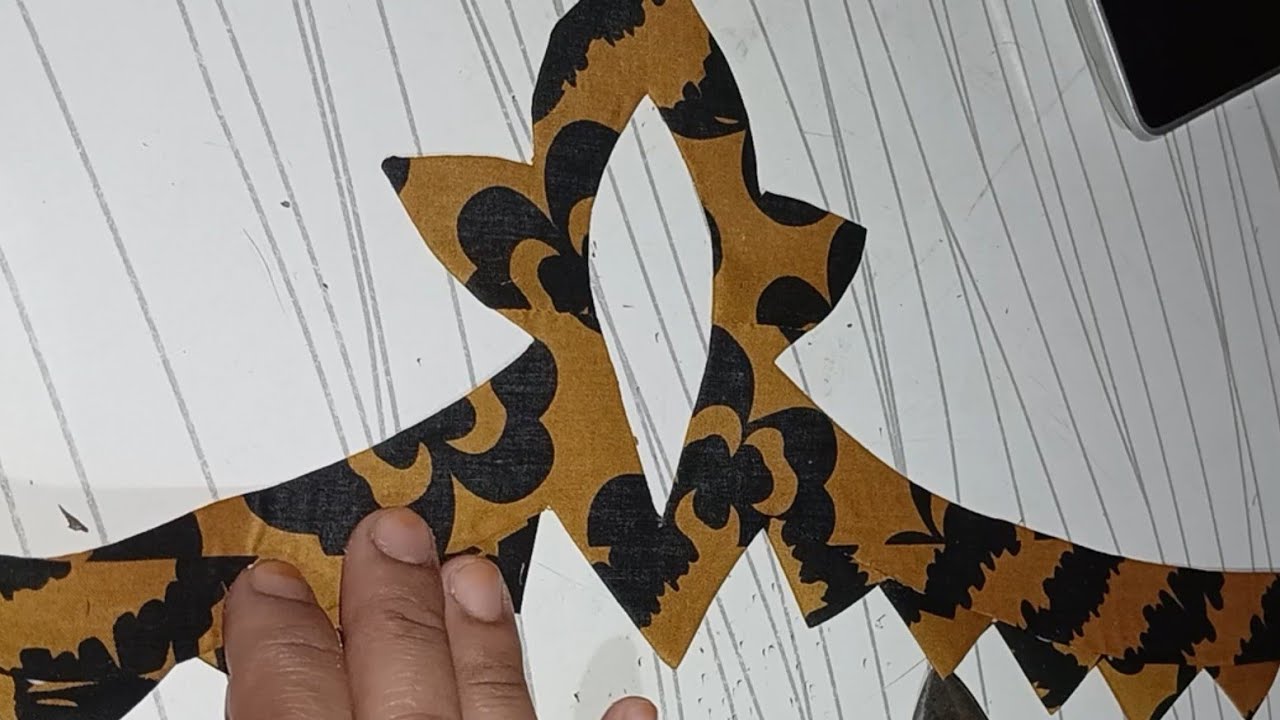 Appliqué & Samose Lagane Ka Tarika  Fabric Glue Se Perfect Setting  Live Tutorial Stitch by Meemona