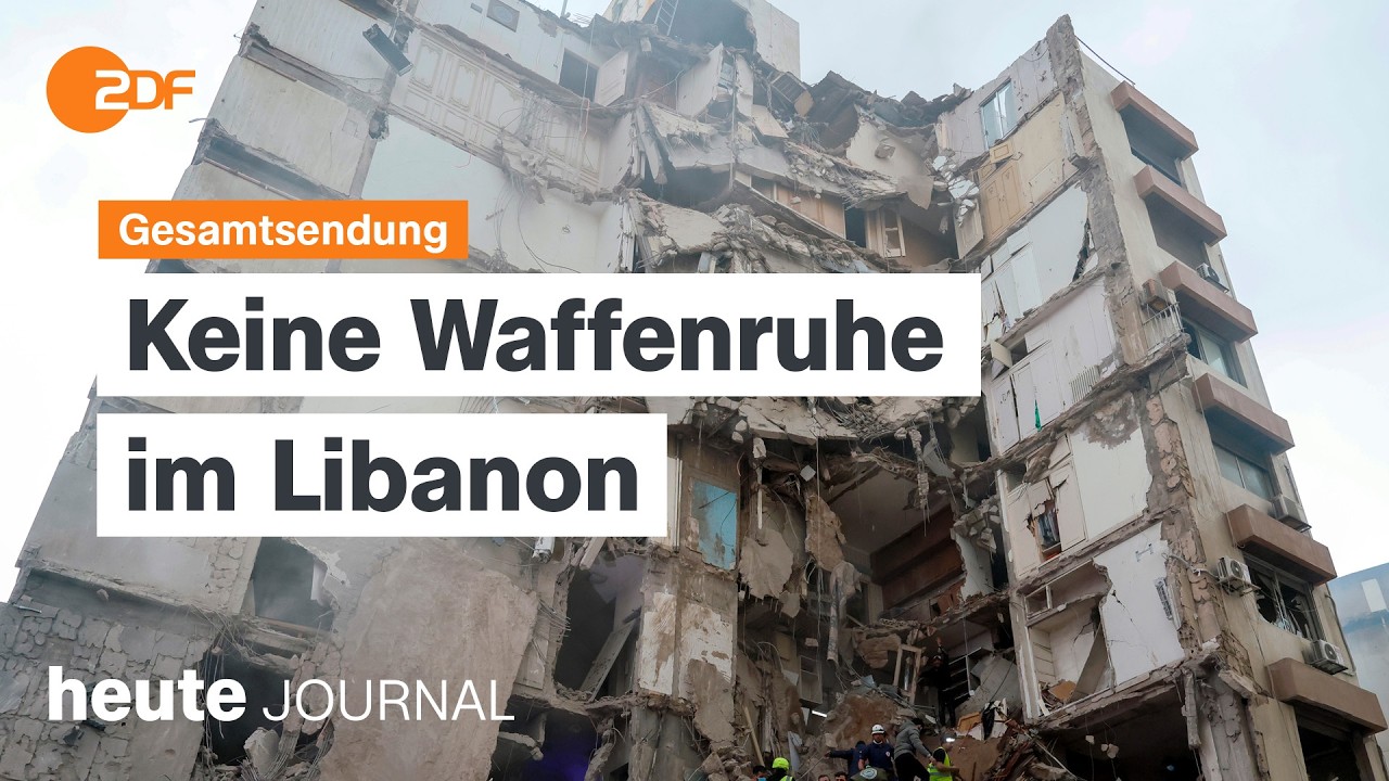 heute journal vom 08.04.2026 unsichere Waffenruhe, Angriffe auf Libanon, hohe Energiepreise