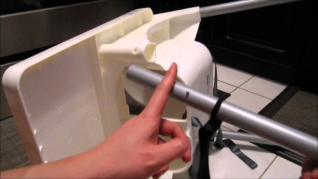 IKEA Antilop High Chair - DIY Foot Rest and Bib Holder