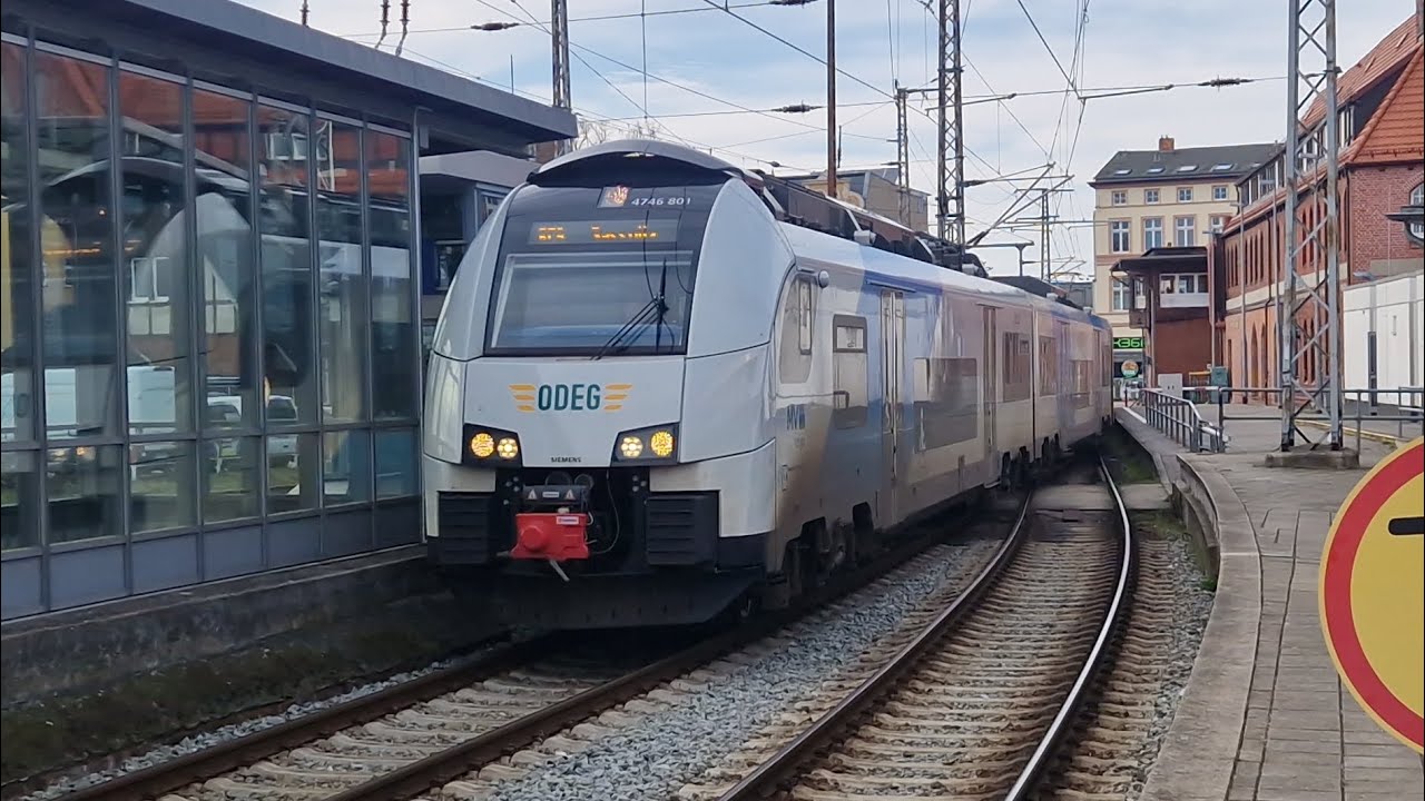 ODEG | Mitfahrt im RE9 von Stralsund Hbf bis Ostseebad Binz in der BR 4746