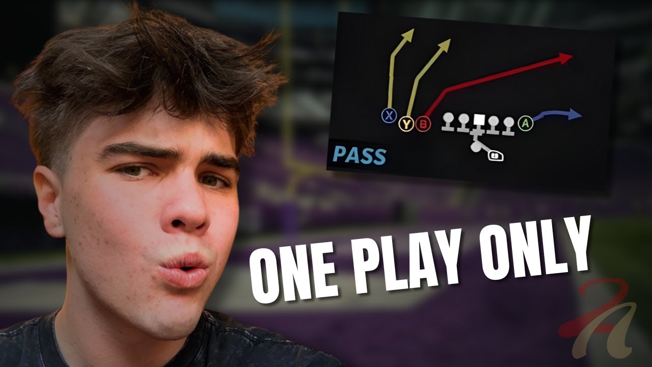 I Tried to Win Using ONLY ONE Play in Madden