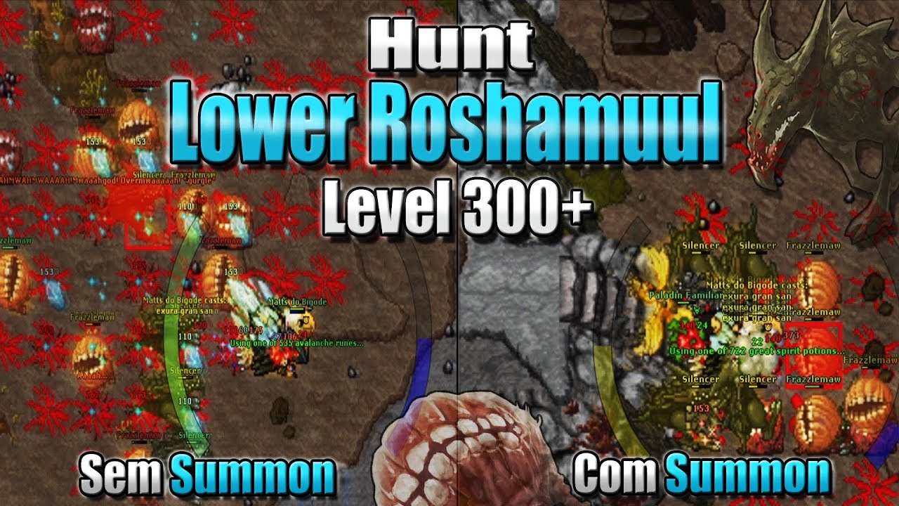 Hunt Lower Roshamuul Level 300+! Com e Sem Summon &rsaquo; Matts &lsaquo;