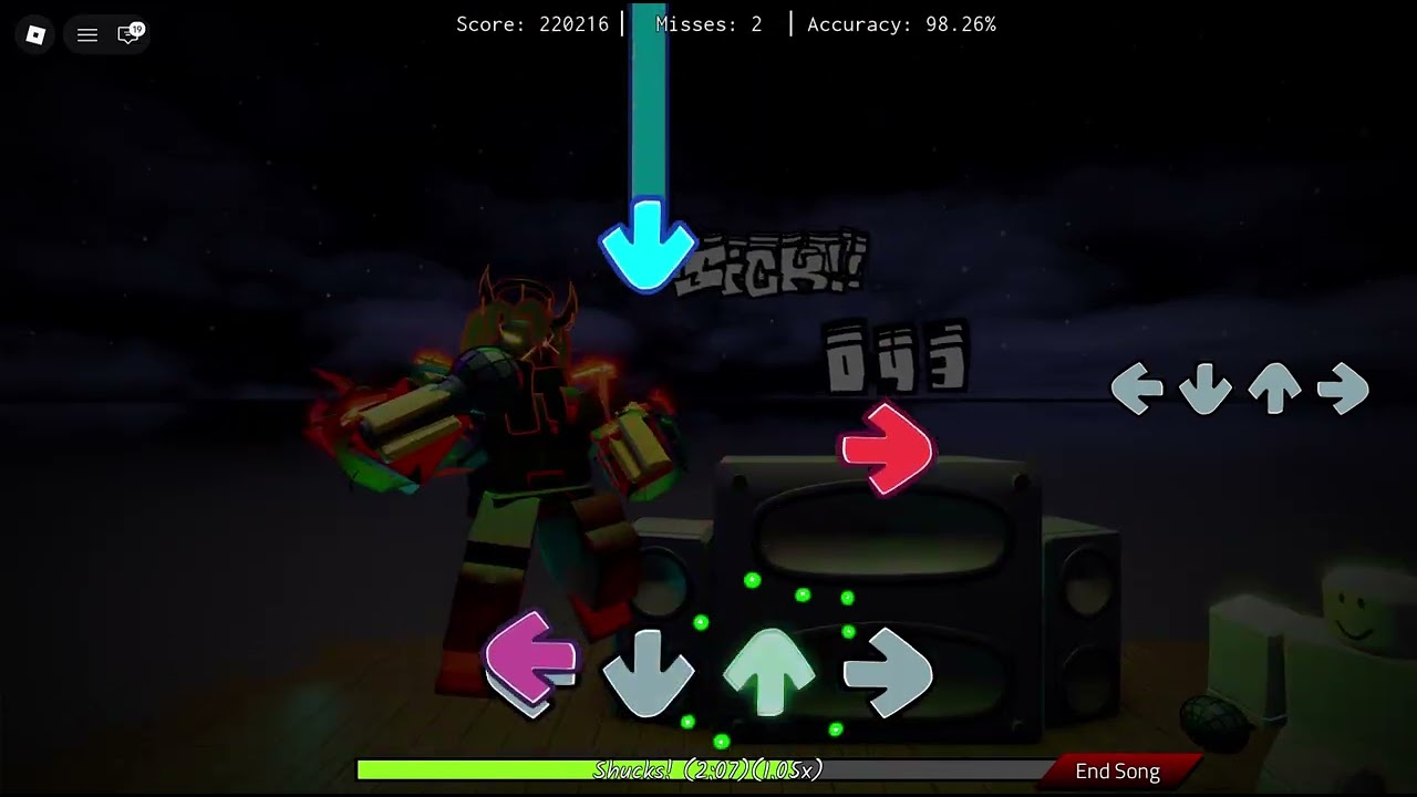 shuckly blox (basically fnf:remix) also turn ur volume down