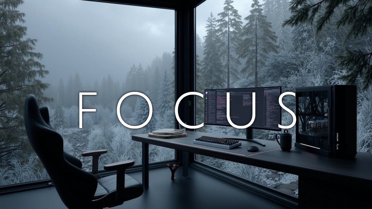 Глубокая музыка для кодинга и письма ~ Саундтрек для глубокой работы в спокойной зимней обстановке