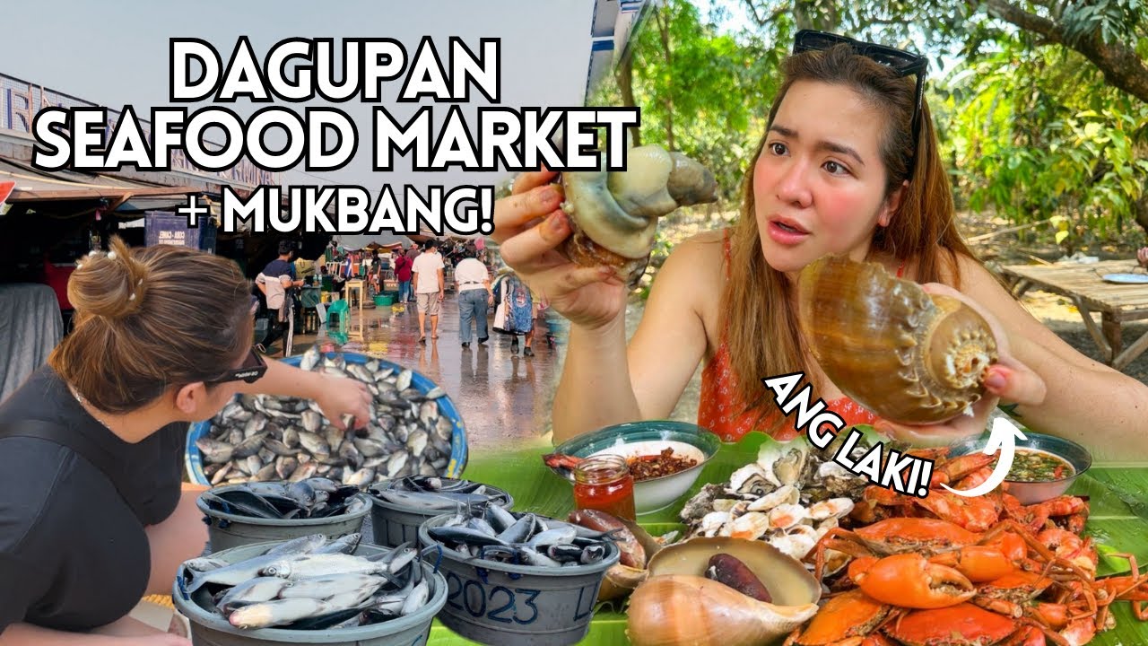 DAGUPAN SEAFOOD MARKET + MUKBANG! | Love Angeline Quinto