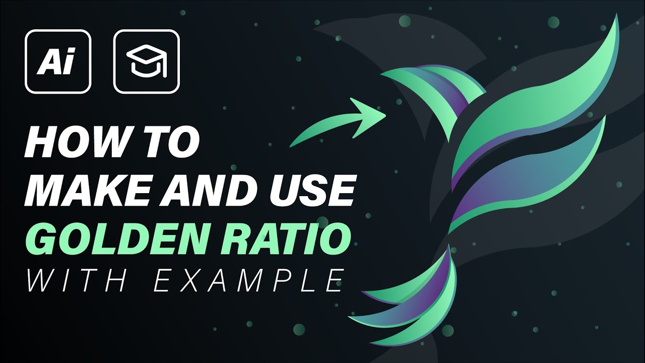 Illustrator Golden Ratio LOGO: How To Make And Use Golden Ratio