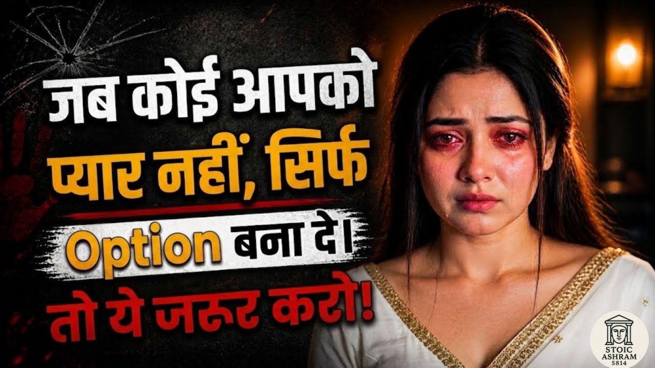 जब कोई आपको Option समझने लगे, तब ये 6 चीजें ज़रूर करें | The Rule of Respect | Stoic Respect