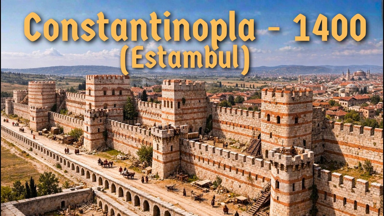 Así era ESTAMBUL en los 1400 (reconstrucción con IA)