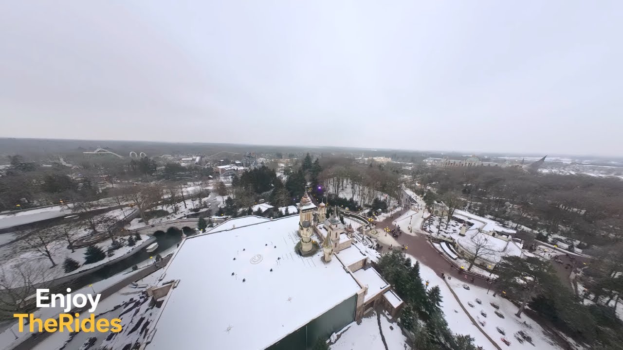 Pagode (with snow) | Efteling (NL) | Onride | Jan '26 | 4K HDR