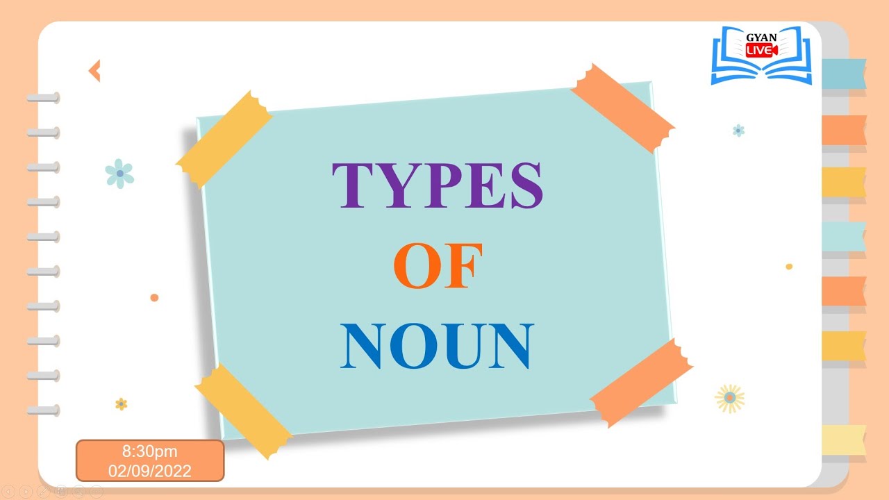 TYPES OF  NOUN #gyanlive #gyanacademy 8:30pm