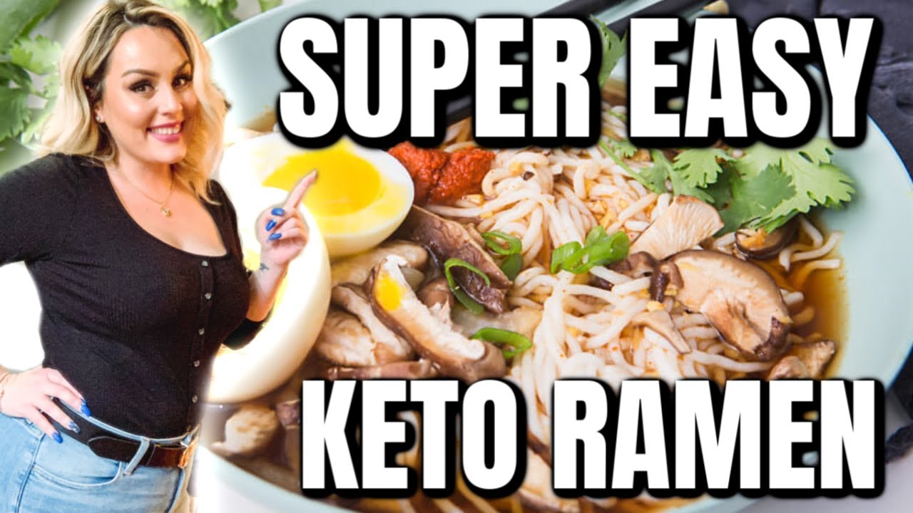 EASY KETO RAMEN RECIPE / HOW TO MAKE LOW CARB RAMEN NOODLE SOUP / DANIELA DIARIES