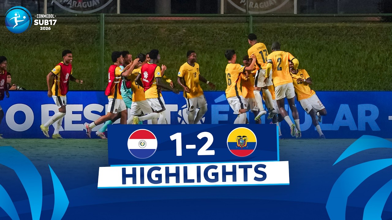 PARAGUAY vs. ECUADOR [1-2] | RESUMEN | CONMEBOL SUB17 | FASE DE GRUPOS