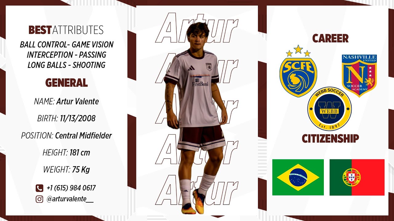Artur Valente - Central Midfielder - Highlights