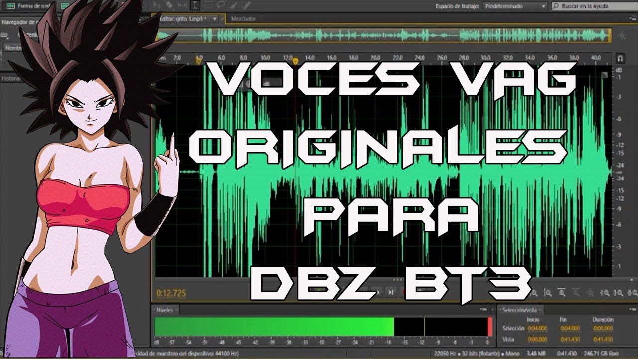 TUTORIAL: COMO LIMPIAR AUDIOS PARA CREAR VOCES VAG EN DBZ BT3
