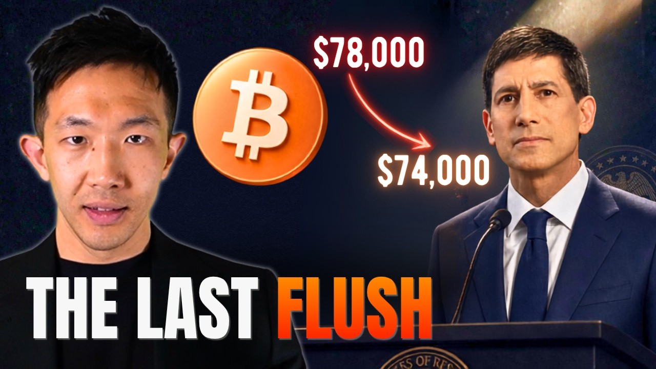 Bitcoin Lost $75K. Warsh Hikes Today. The Final Shakeout.
