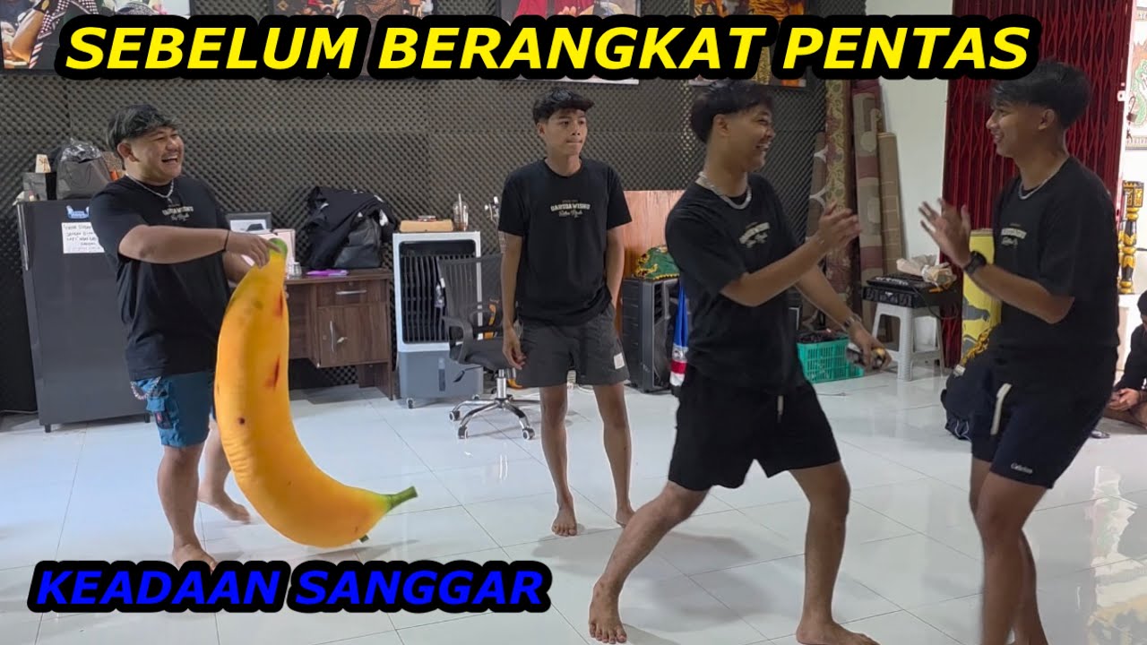 PAGINYA DISANGGAR SEBELUM BERANGKAT PENTAS