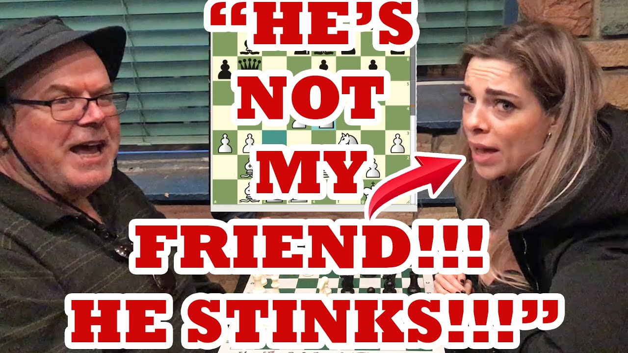 2322 WGM vs 2100 Trash Talker Makes Crowd Go Wild! WGM Dina Belenkaya vs The Great Carlini