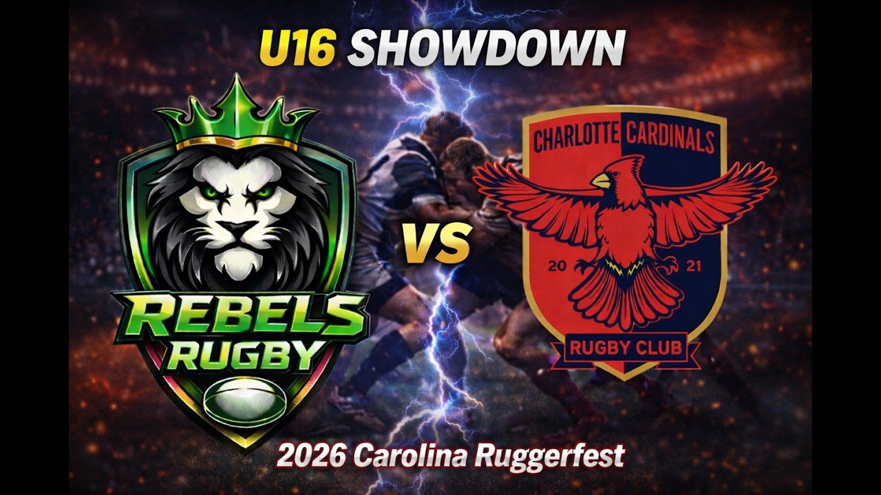 U16 Rugby | Rebels Rugby GA vs Charlotte Cardinals NC | Carolina Ruggerfest 2026 |Full Match
