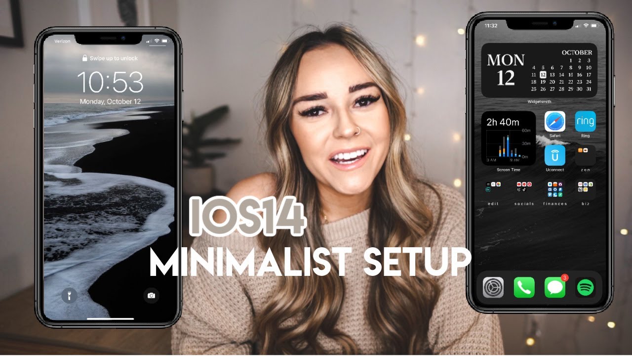 MY MINIMALIST IOS 14 SET UP