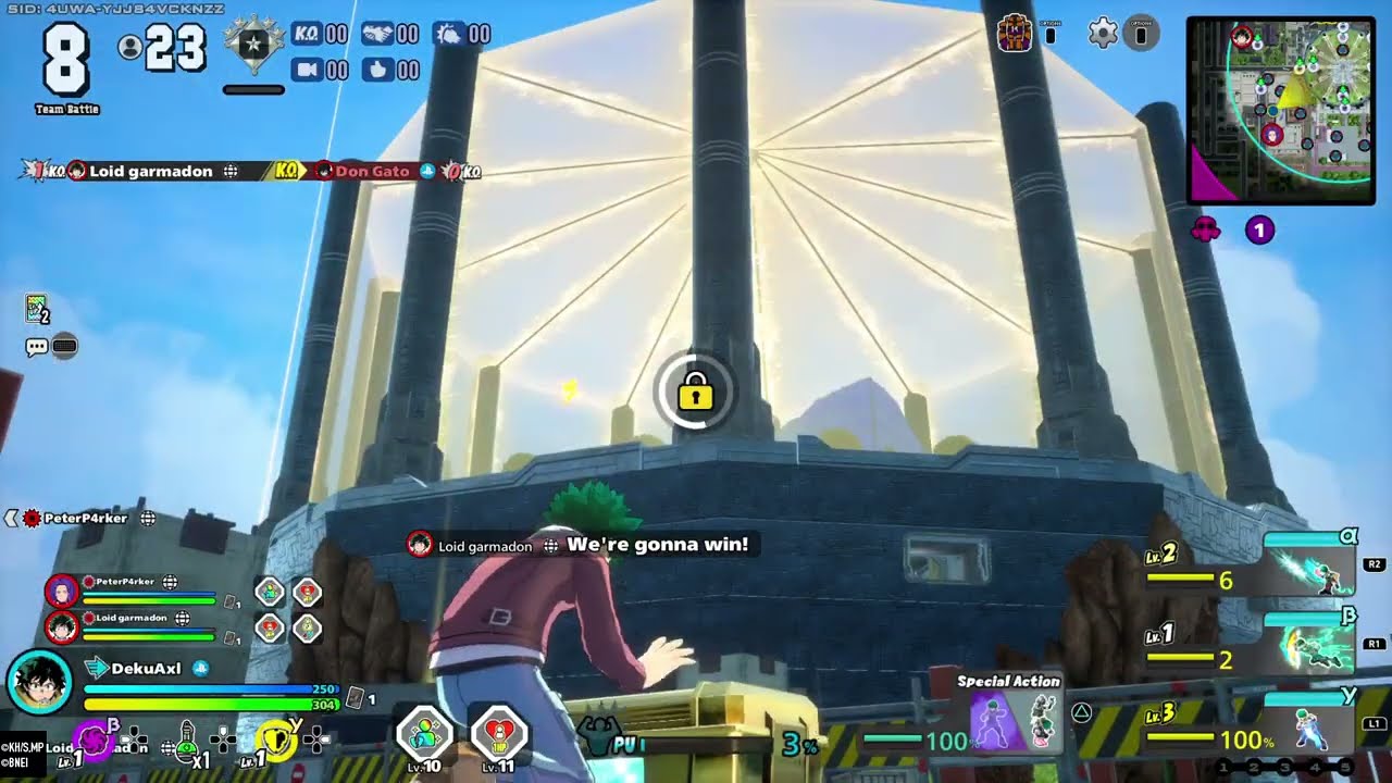 MY HERO ULTRA RUMBLE New Season 15 Deku OFA 7KOs First Mach, Going to up to ACE Rank