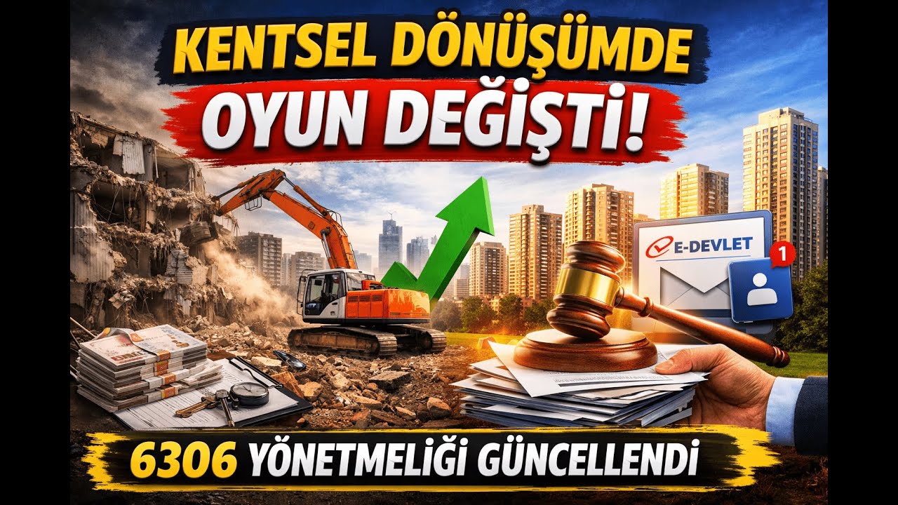 Kentsel Dönüşümde Oyun Değişti! 6306 Yönetmeliği Güncellendi!