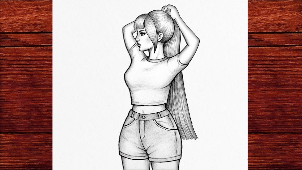 How to Draw a Cute Beautiful Girl Face | Easy Pencil Sketch Step by Step | Girl Drawing