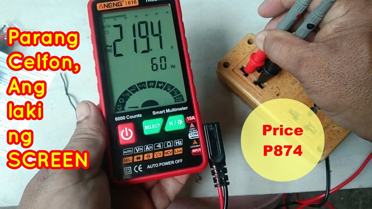 Aneng 616 Digital Multimeter Unboxing and Test