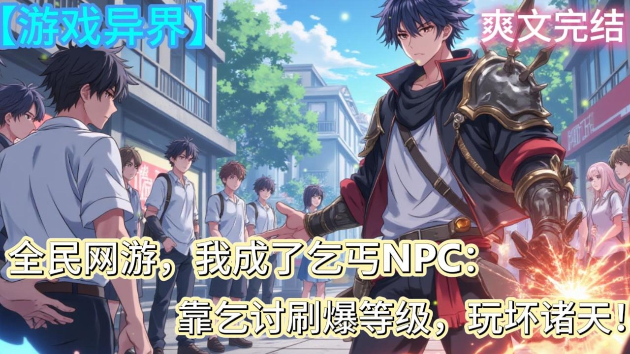 全民网游，我成了乞丐NPC：靠乞讨刷爆等级，玩坏诸天！#异界 #游戏异界 #穿越游戏 #玩家异界 #异界冒险 #游戏小说 #异界小说