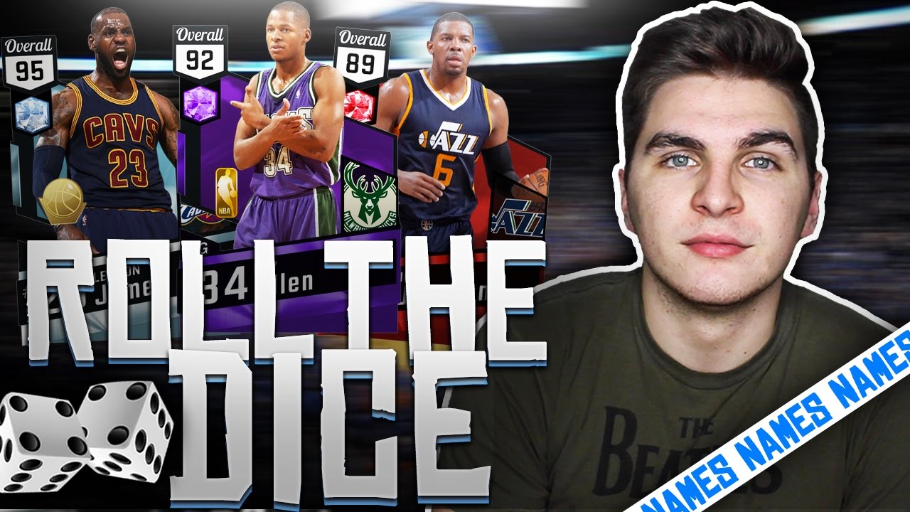 NBA 2K17 ROLL THE DICE OF MOST POPULAR NAMES!