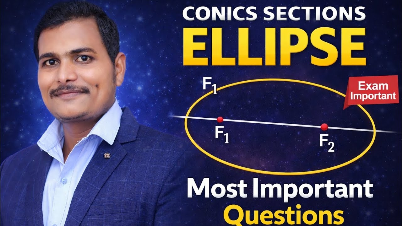 Ellipse Most Important Question | Class 11 Conic Sections | MHT-CET