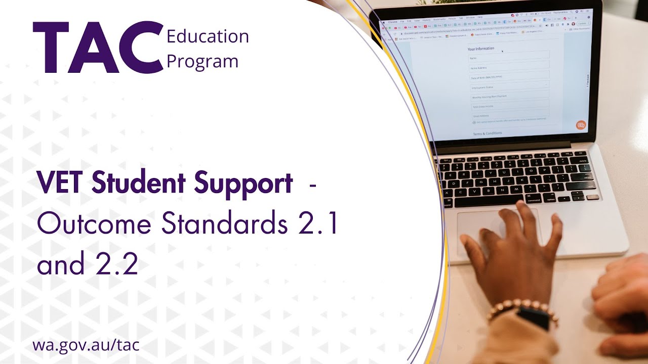 VET Student Support - Outcome Standards 2.1 and 2.2