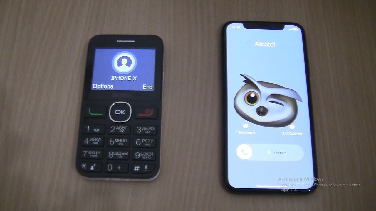 Incoming+Outgoing call at the Same Time Iphone X+Alcatel 2008 G