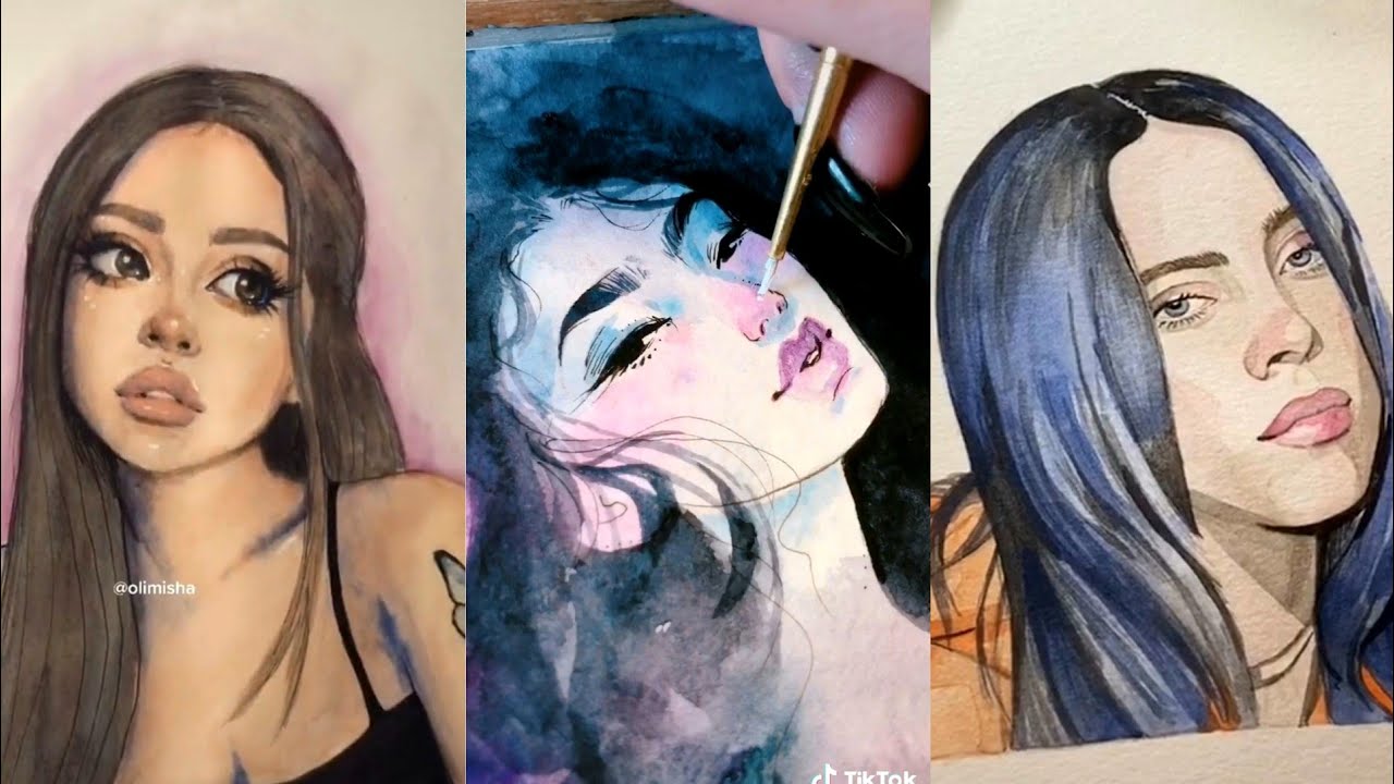 Watercolor Tiktoks To Make Your Day Better 💋🌹