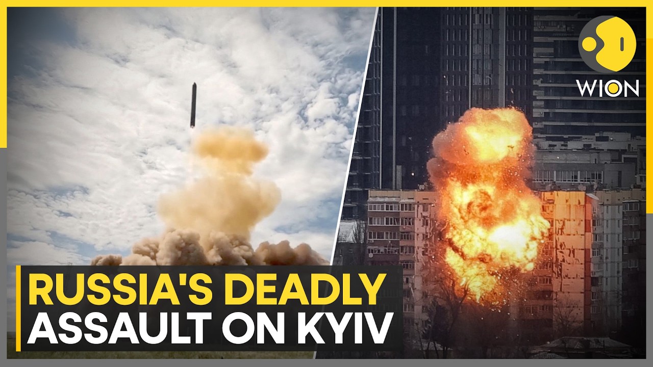 Russia-Ukraine War: Putin's Brutal Missiles And Drones Barrage On Kyiv Kills At Least Six | WION