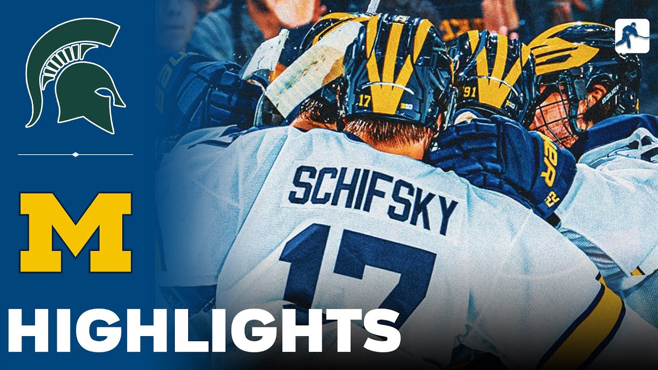 Michigan State vs Michigan | NCAA College Hockey | Highlights - January 19, 2024