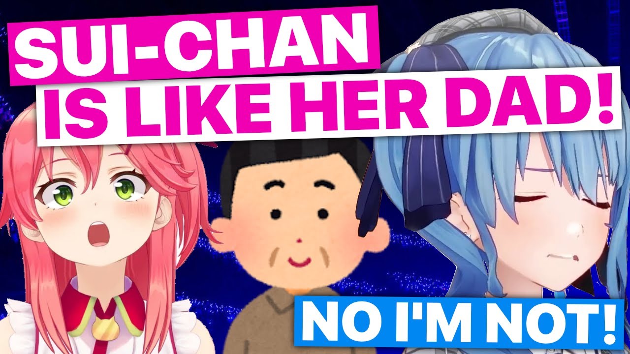 Miko Realizes Suisei Is Like Papa-machi, Which Suisei Denies (Hololive) [Eng Subs]