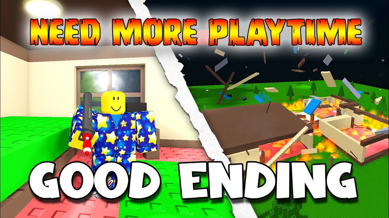 🎮 NEED MORE PLAYTIME 🎮 - GOOD Ending & Coffee? - Full Gameplay! [ROBLOX]