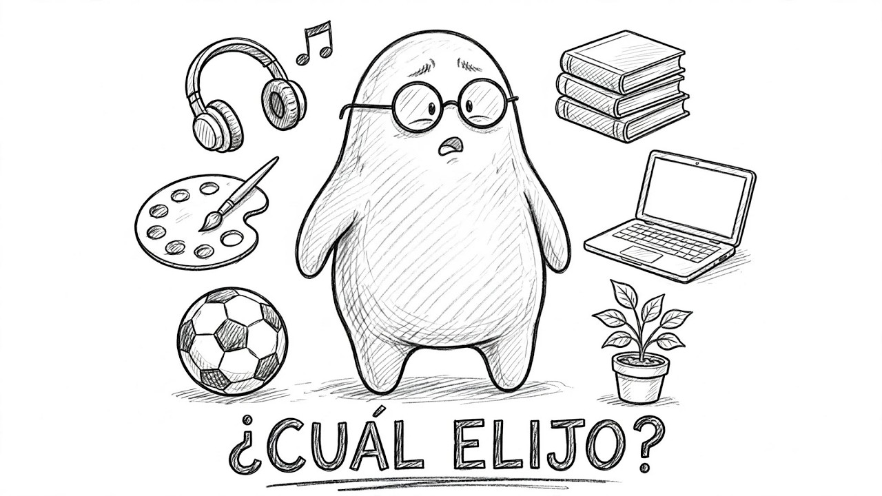 Si tienes muchos intereses, mira esto (explica por qué te sientes perdido)