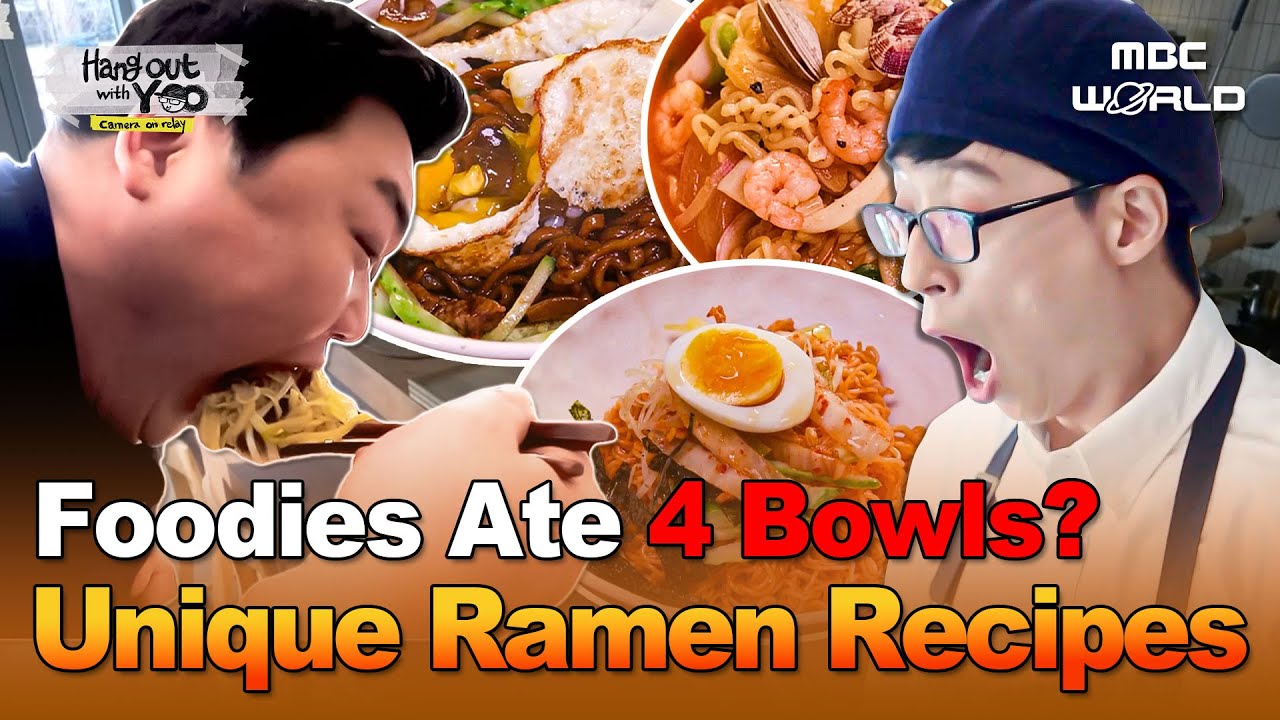 [Sub] Ramen Turned Into Fine Dining?! Jaeseok's Secret Recipe Made Foodies Eat 4 Bowls! #FOODIE