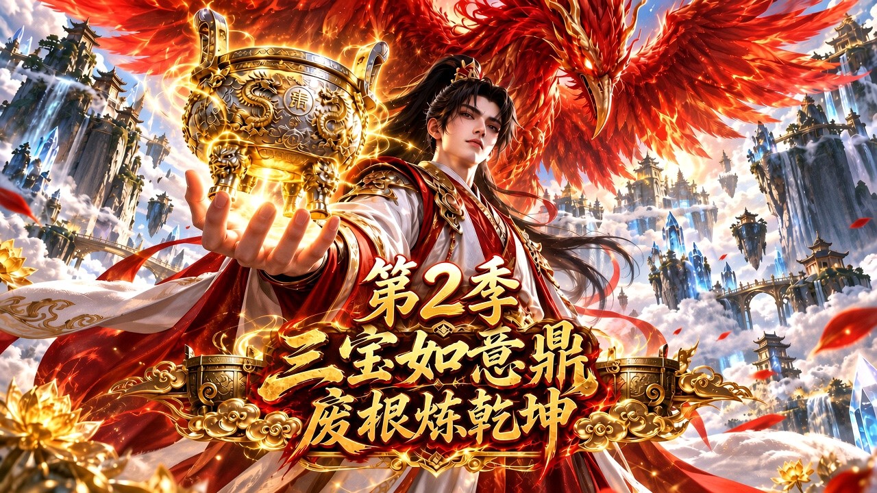 第2季：全新爽文修仙动漫来啦！穷小伙凭借可以合成万物的神鼎走上成神之路！反转不断，爽感拉满，快来围观！#修仙 #动漫