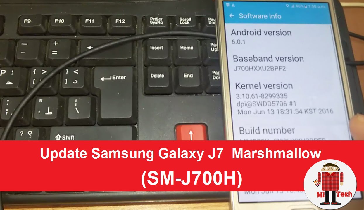 How to Update Samsung Galaxy J7 (SM-J700H) to Marshmallow Manually