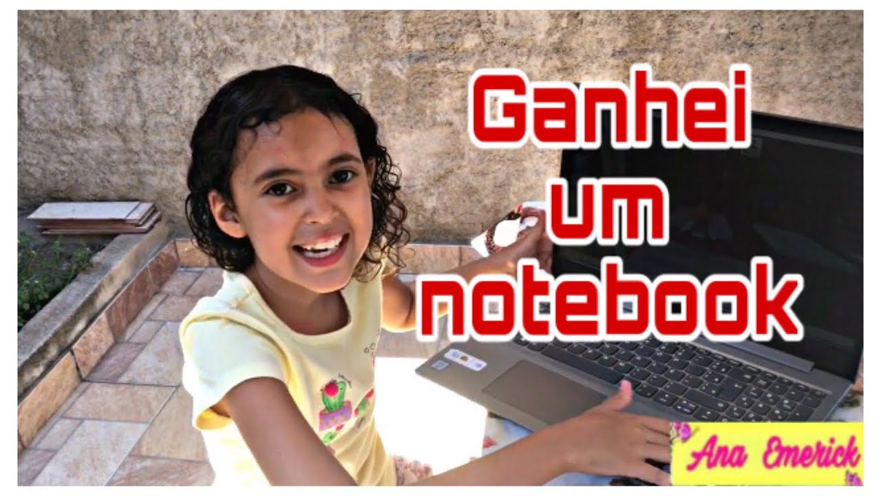 Mostrando meu notebook novo