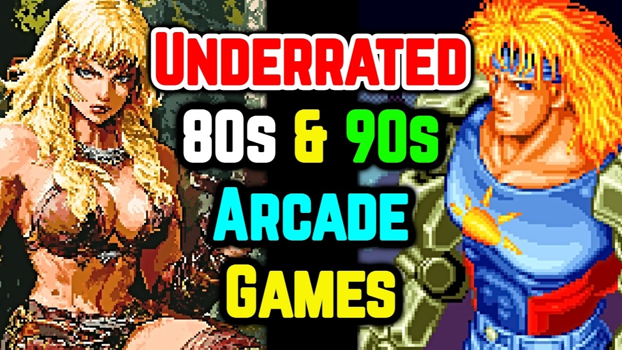 25 Most UNDERRATED 80s And 90s Arcade Games - Explored