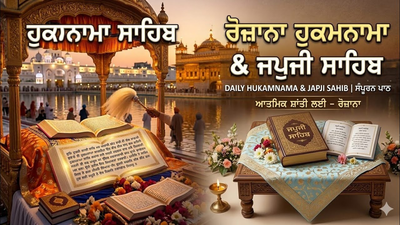 ਹੁਕਮਨਾਮਾ ਸਾਹਿਬ | ਜਪੁਜੀ ਸਾਹਿਬ #japjisahib