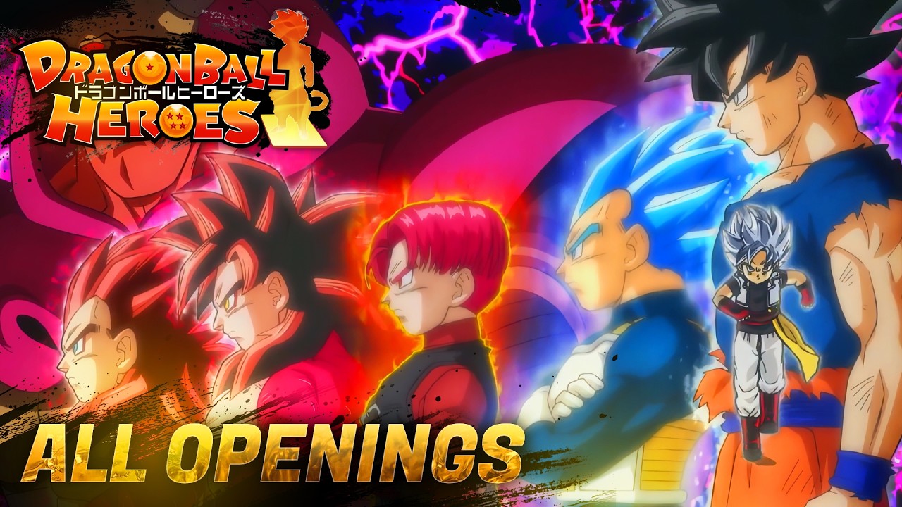 Dragon Ball Heroes All Openings Upscaled (2010-2024) (4K)